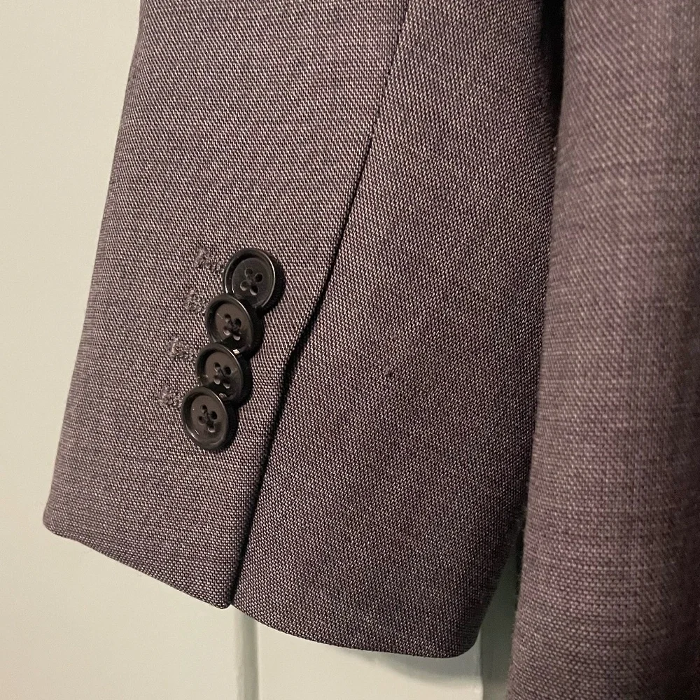 Banana Republic Tessuto Wool Blend Two Button‎ Blazer Suit Jacket Size 40R
